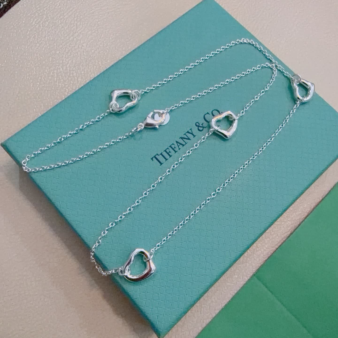 Tiffany & Co. Heart Link Necklace